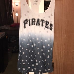 PINK MLB Pittsburgh Pirates Racerbank Tank!